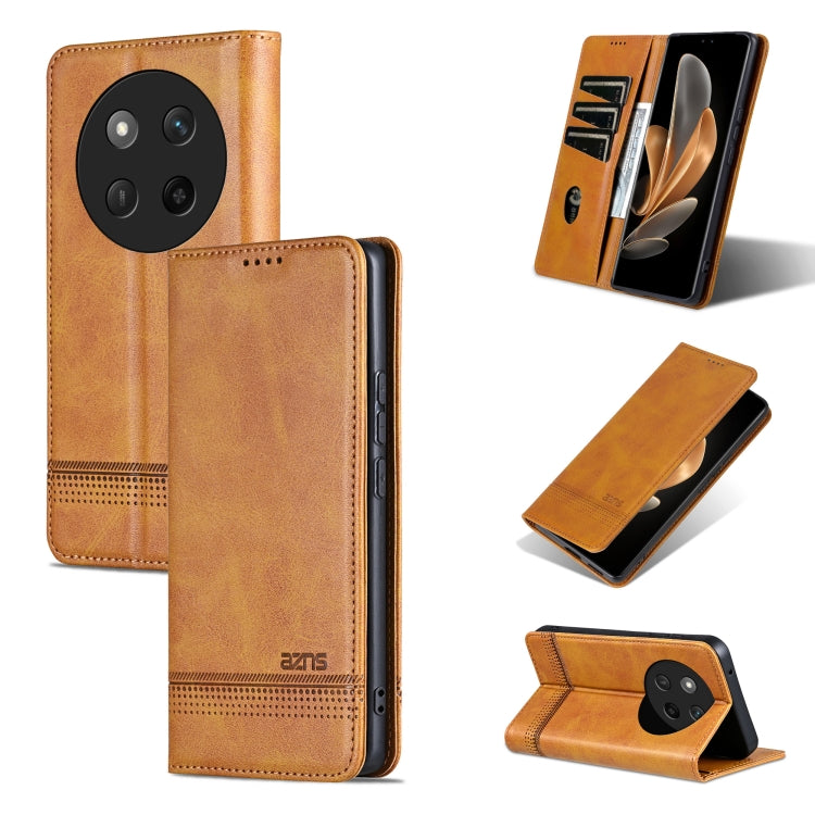 AZNS Magnetic Calf Texture Flip Leather Phone Case