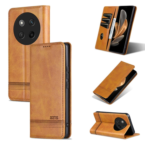 AZNS Magnetic Calf Texture Flip Leather Phone Case