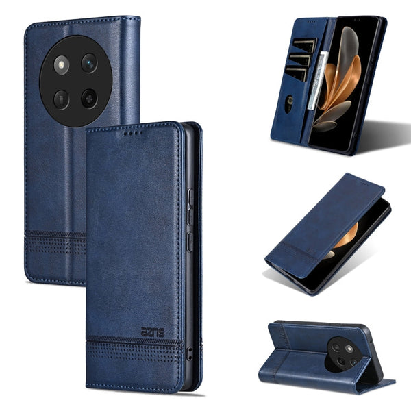 AZNS Magnetic Calf Texture Flip Leather Phone Case