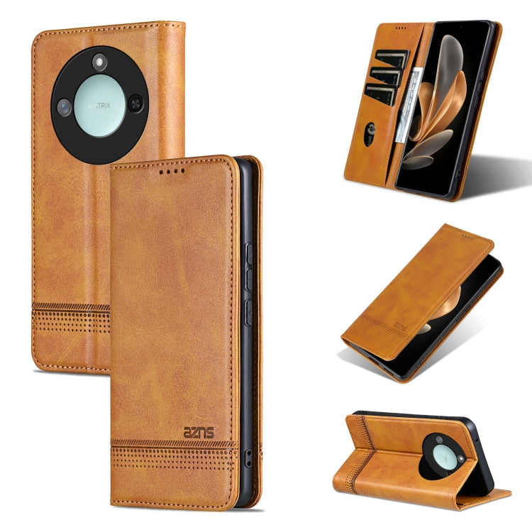 AZNS Magnetic Calf Texture Flip Leather Phone Case