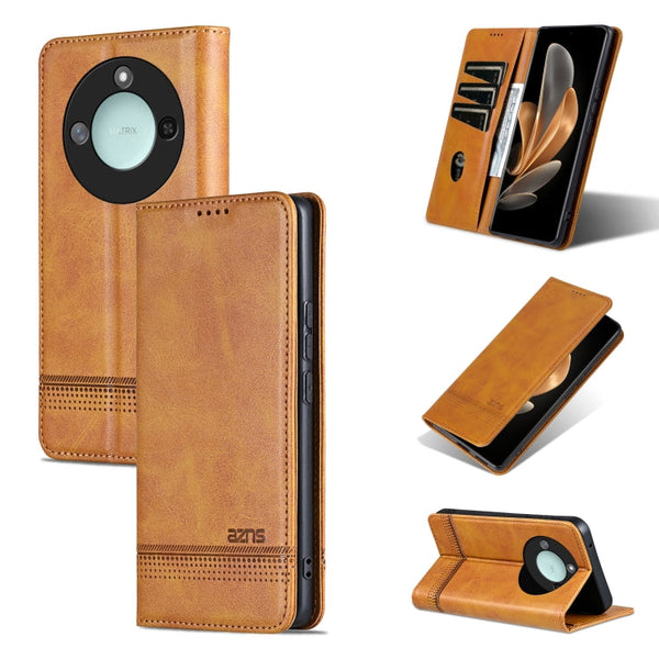 AZNS Magnetic Calf Texture Flip Leather Phone Case