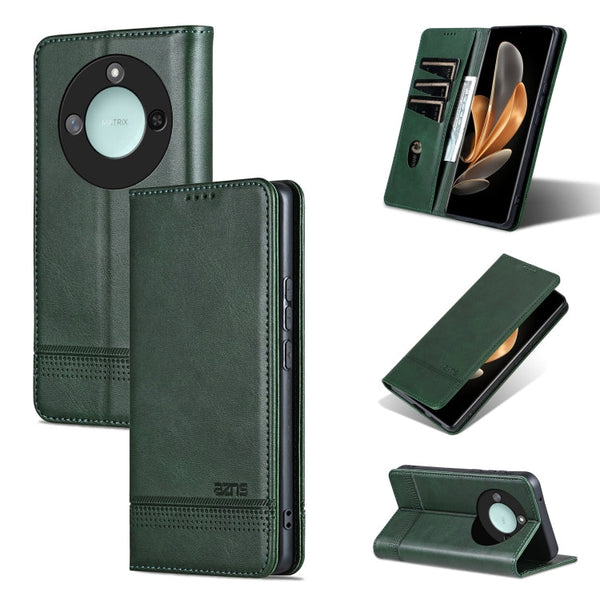 AZNS Magnetic Calf Texture Flip Leather Phone Case