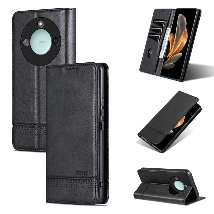 AZNS Magnetic Calf Texture Flip Leather Phone Case