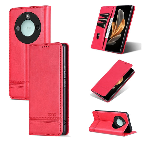 AZNS Magnetic Calf Texture Flip Leather Phone Case