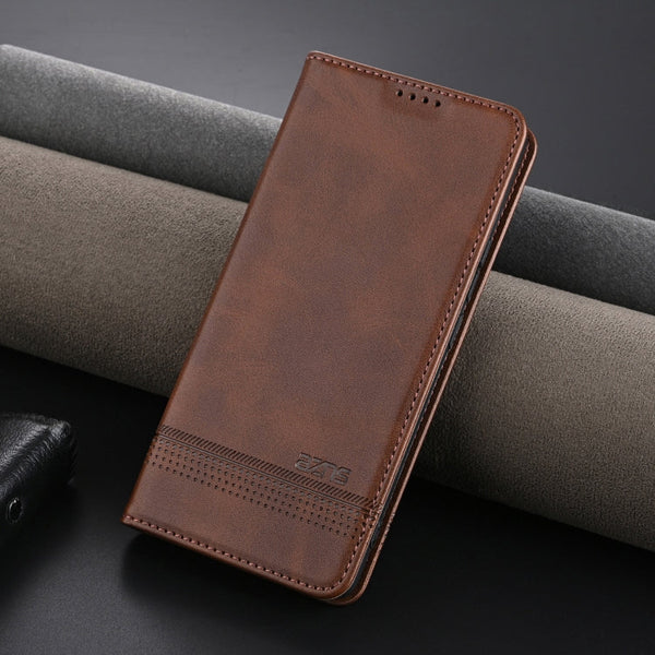 AZNS Magnetic Calf Texture Flip Leather Phone Case
