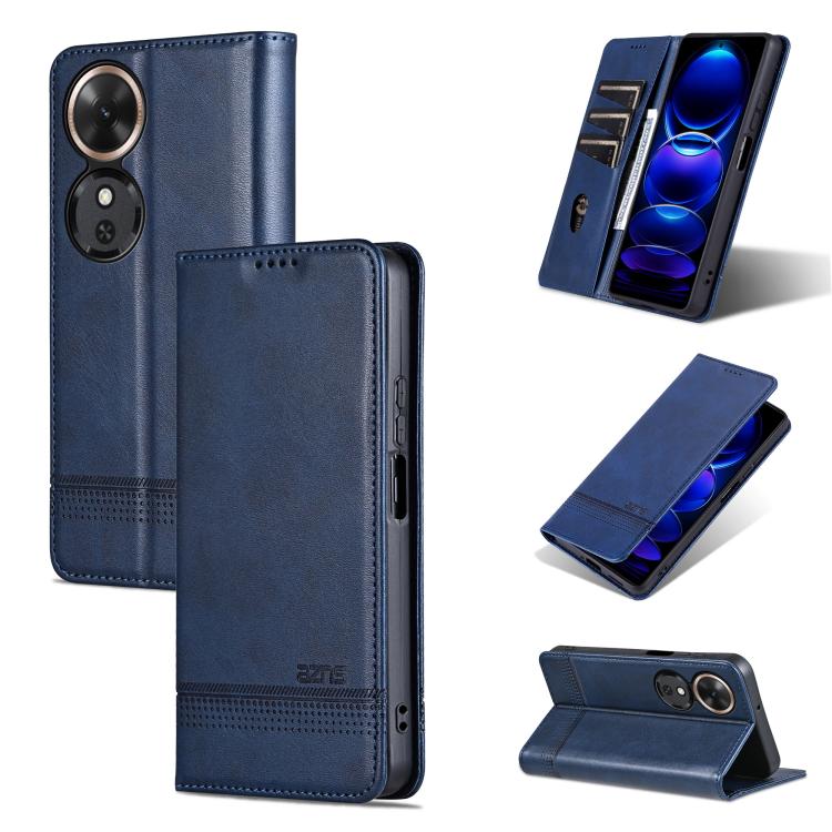 AZNS Magnetic Calf Texture Flip Leather Phone Case