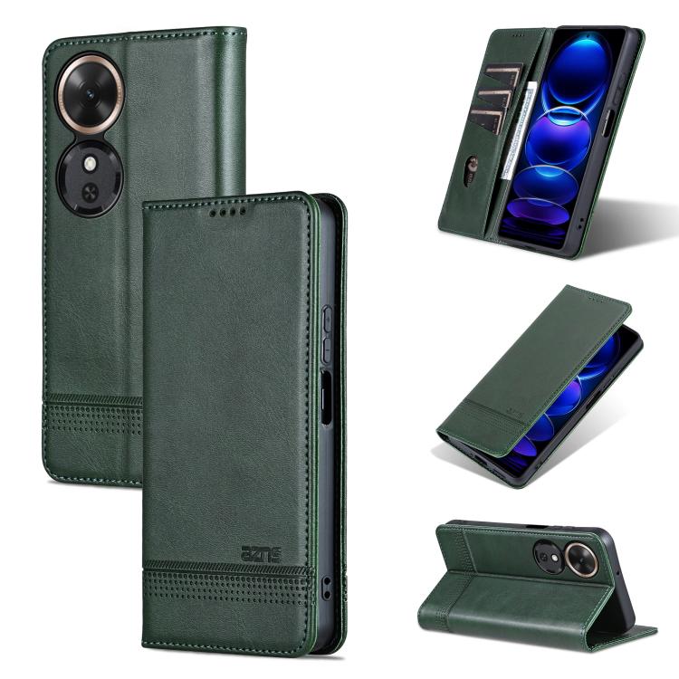 AZNS Magnetic Calf Texture Flip Leather Phone Case