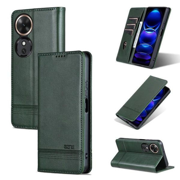 AZNS Magnetic Calf Texture Flip Leather Phone Case