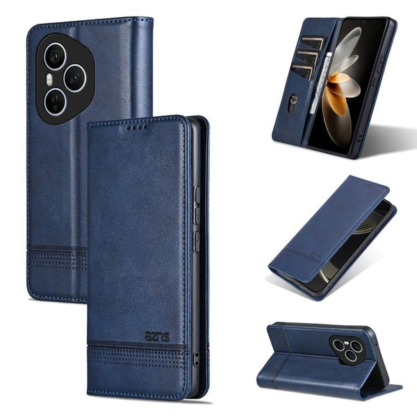 AZNS Magnetic Calf Texture Flip Leather Phone Case