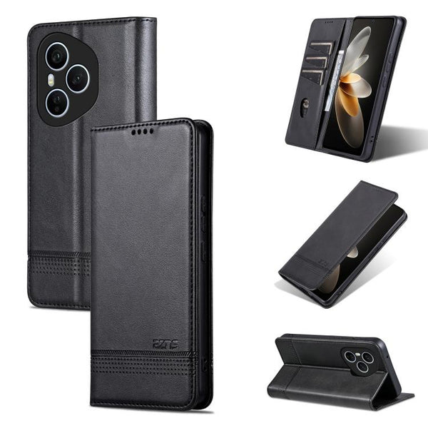 AZNS Magnetic Calf Texture Flip Leather Phone Case