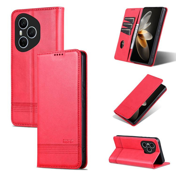 AZNS Magnetic Calf Texture Flip Leather Phone Case
