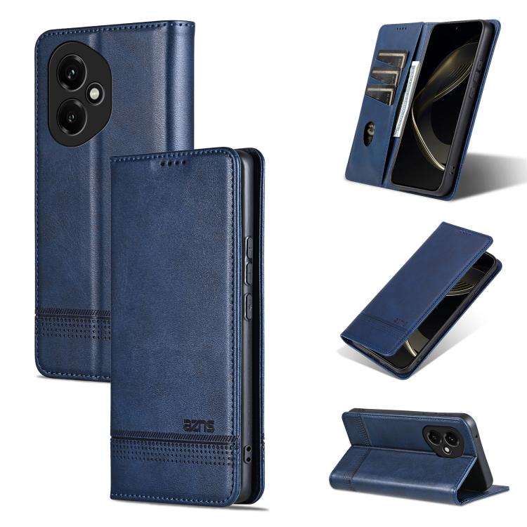 AZNS Magnetic Calf Texture Flip Leather Phone Case
