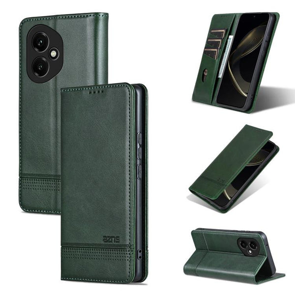 AZNS Magnetic Calf Texture Flip Leather Phone Case