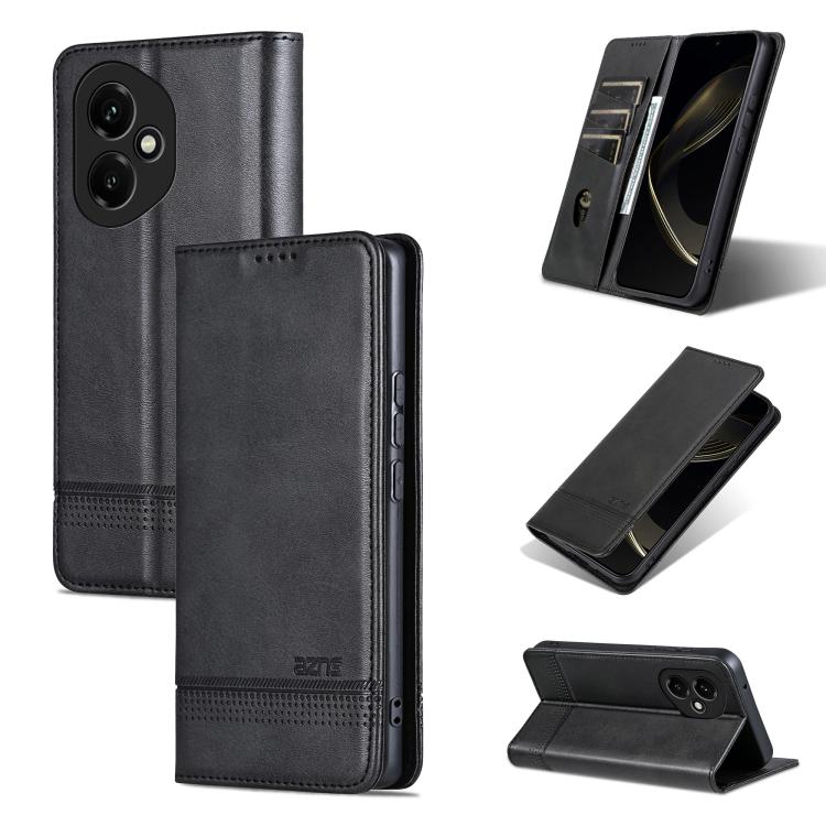 AZNS Magnetic Calf Texture Flip Leather Phone Case