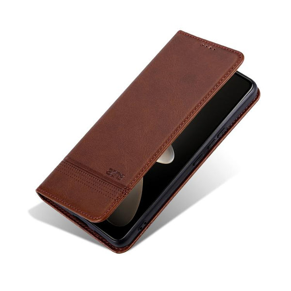 AZNS Magnetic Calf Texture Flip Leather Phone Case