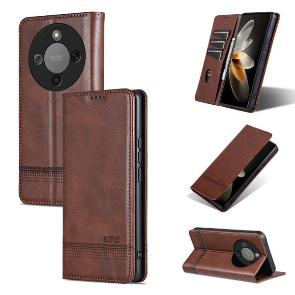 AZNS Magnetic Calf Texture Flip Leather Phone Case