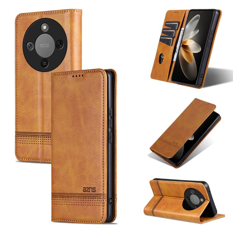 AZNS Magnetic Calf Texture Flip Leather Phone Case