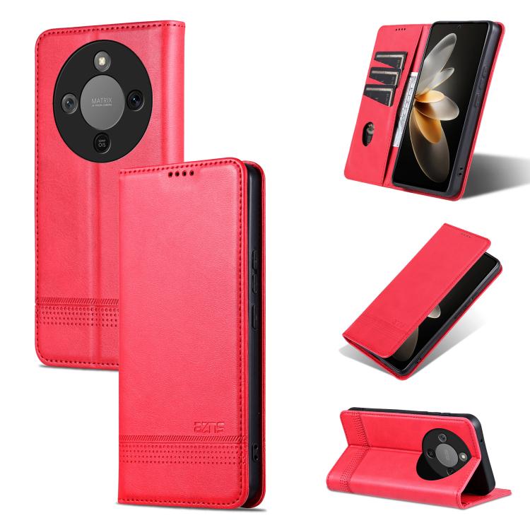 AZNS Magnetic Calf Texture Flip Leather Phone Case