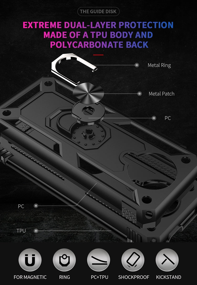Shockproof TPU + PC Protective Case with 360 Degree Rotating Holder, For Xiaomi Redmi K30 Pro