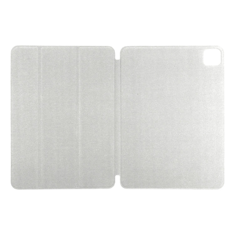 Horizontal Flip Ultra-thin Double-sided Clip Without Magnetic PU Leather Case With Three-folding Holder & Sleep / Wake-up Function, For iPad Pro 11 inch (2020) / Pro 11 2018 / Air 2020 10.9