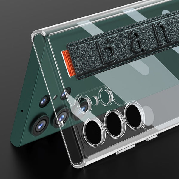 GKK TPU + PC + Wrist Strap Transparent Shockproof Phone Case, For Samsung Galaxy S23 Ultra