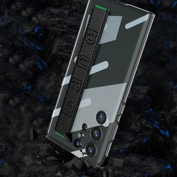 GKK TPU + PC + Wrist Strap Transparent Shockproof Phone Case, For Samsung Galaxy S23 Ultra