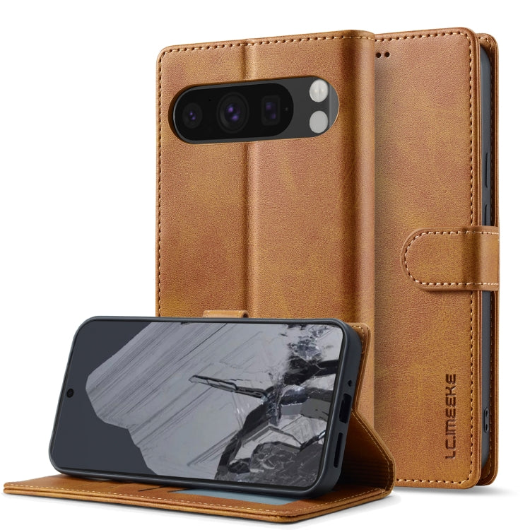 LC.IMEEKE Calf Texture Flip Leather Phone Case, For Google Pixel 9 / 9 Pro, For Google Pixel 8a, For Google Pixel 8, For Google Pixel 7a