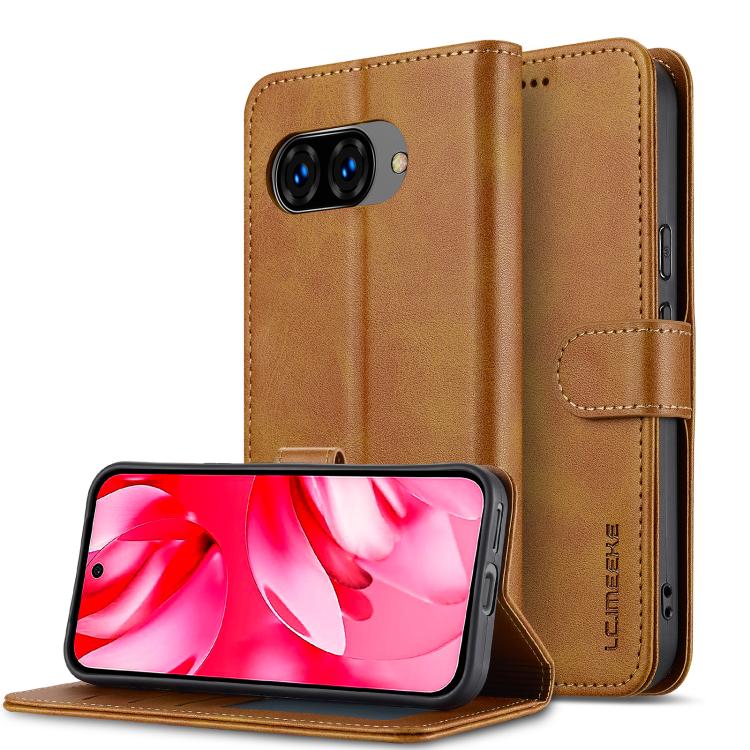 LC.IMEEKE Calf Texture Flip Leather Phone Case, For Google Pixel 10 Pro XL, For Google Pixel 10 / 10 Pro, For Google Pixel 9a, For Google Pixel 9 Pro XL