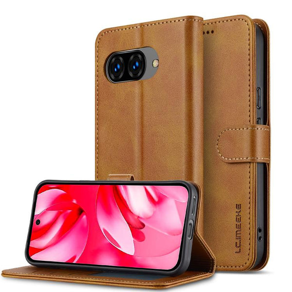 LC.IMEEKE Calf Texture Flip Leather Phone Case, For Google Pixel 10 Pro XL, For Google Pixel 10 / 10 Pro, For Google Pixel 9a, For Google Pixel 9 Pro XL