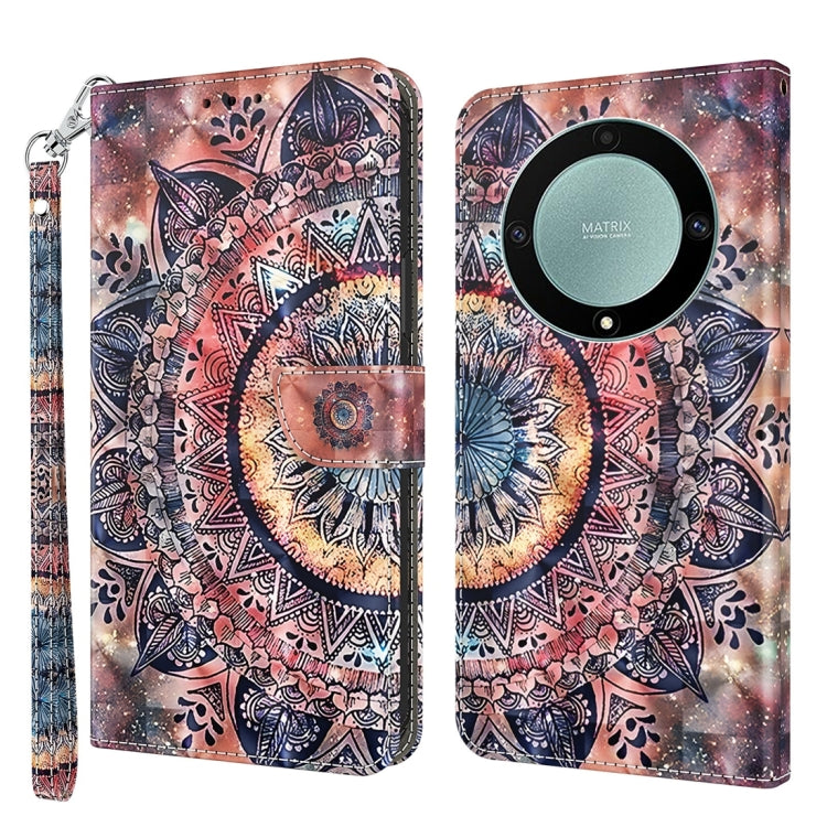 3D Painted Pattern Leather Phone Case