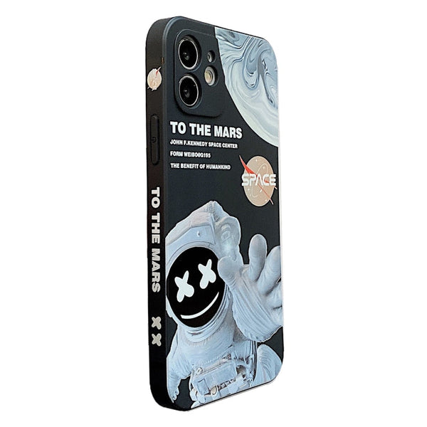 Martian Astronaut Pattern Shockproof Phone Case, For iPhone 6s, For iPhone 6