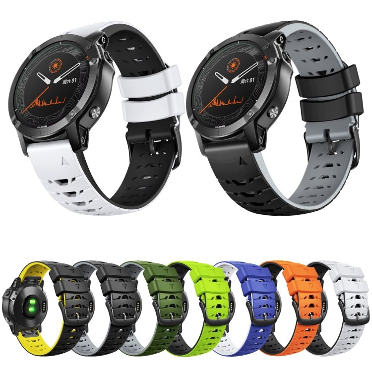 22mm Trapezoidal Quick Release Silicone Watch Band