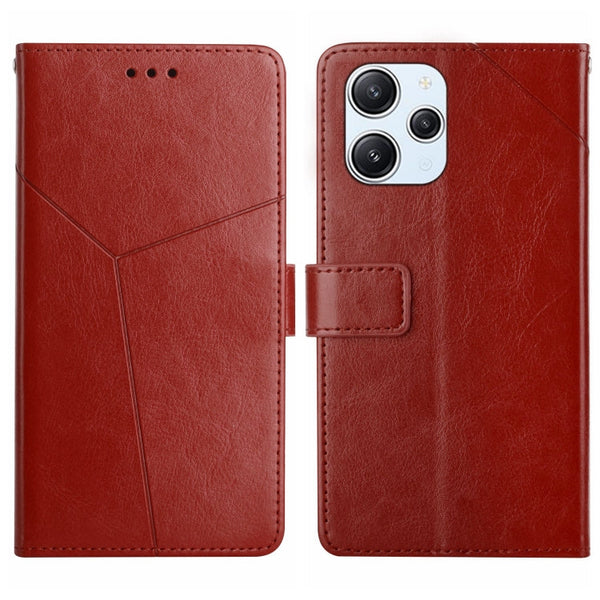 Y-shaped Pattern Flip Leather Phone Case