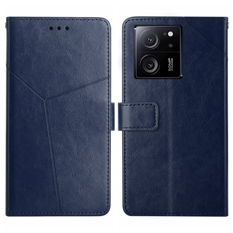 Y-shaped Pattern Flip Leather Phone Case