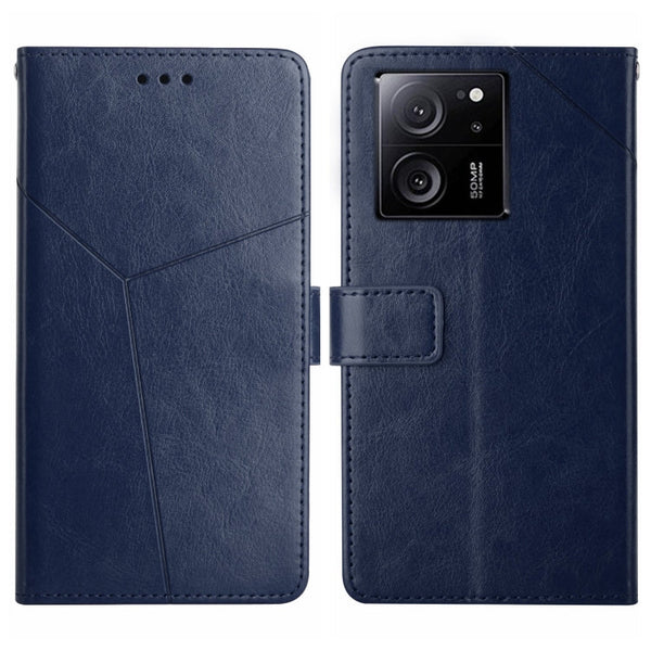 Y-shaped Pattern Flip Leather Phone Case