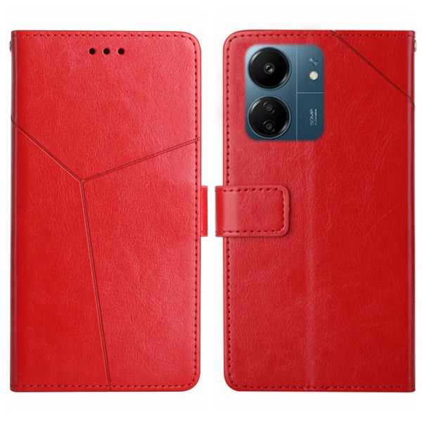 Y-shaped Pattern Flip Leather Phone Case