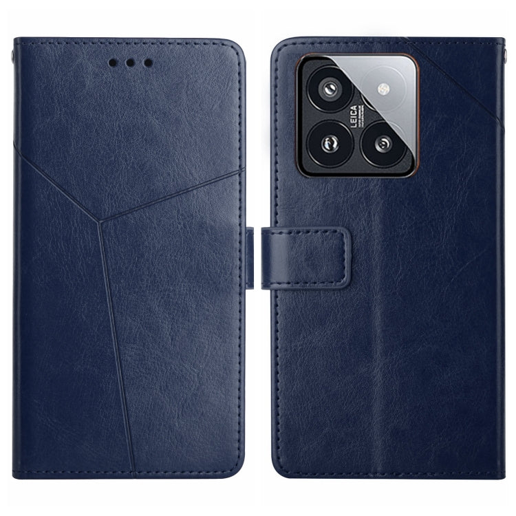 Y-shaped Pattern Flip Leather Phone Case