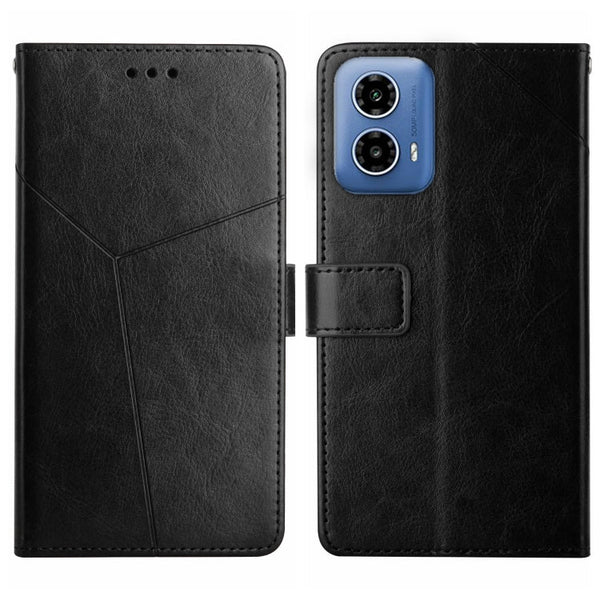 Y-shaped Pattern Flip Leather Phone Case