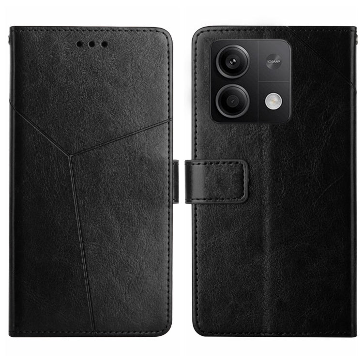 Y-shaped Pattern Flip Leather Phone Case