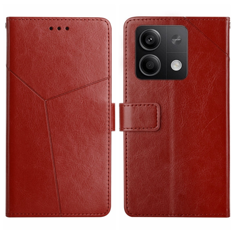 Y-shaped Pattern Flip Leather Phone Case
