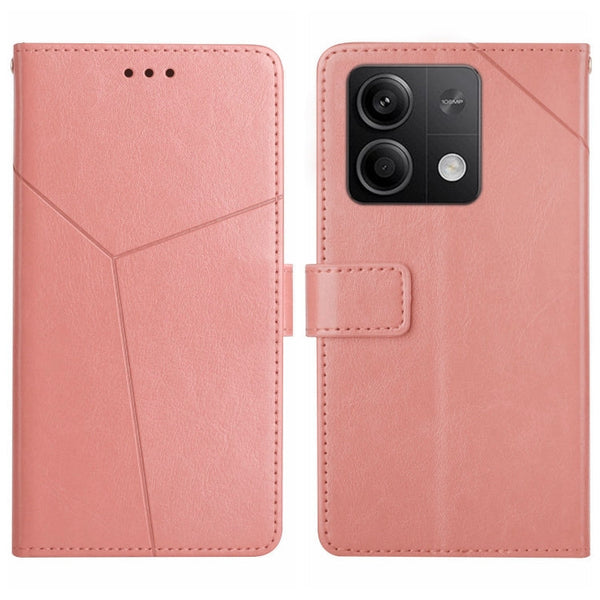 Y-shaped Pattern Flip Leather Phone Case