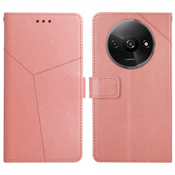 Y-shaped Pattern Flip Leather Phone Case