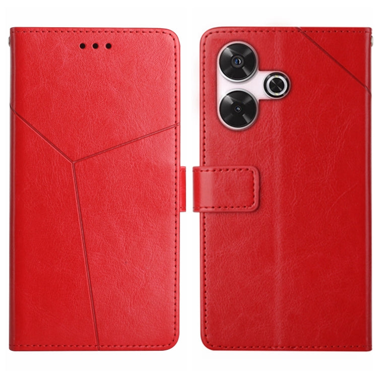 Y-shaped Pattern Flip Leather Phone Case