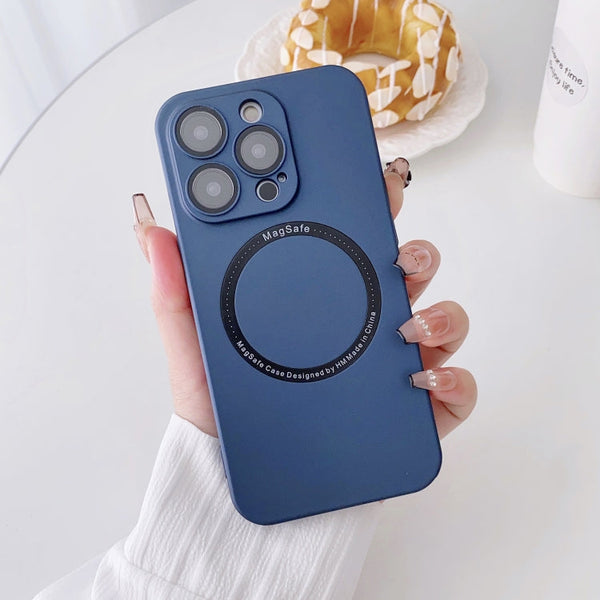Magsafe Magnetic PC Shockproof Phone Case With Camera Lens, For iPhone 11, For iPhone 11 Pro Max, For iPhone 12 Pro Max