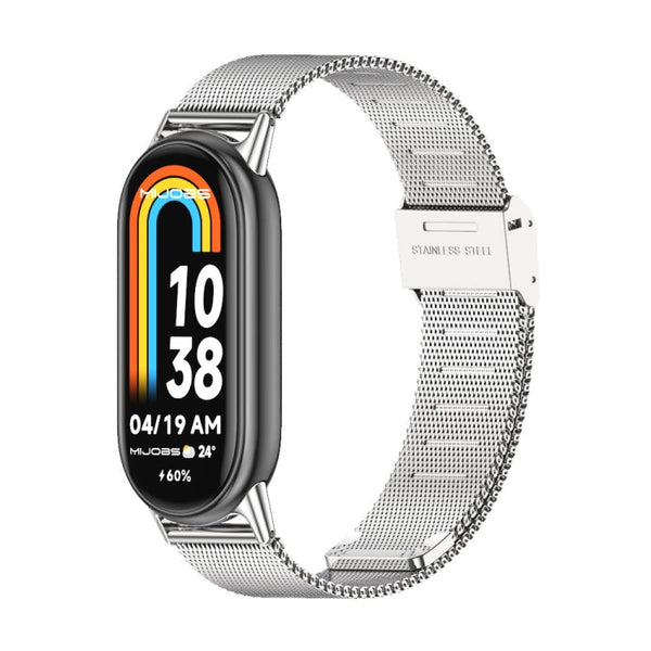 Mijobs Milan Buckle Metal Stainless Steel Watch Band, For Xiaomi Smart Band 10 / 9 / 8
