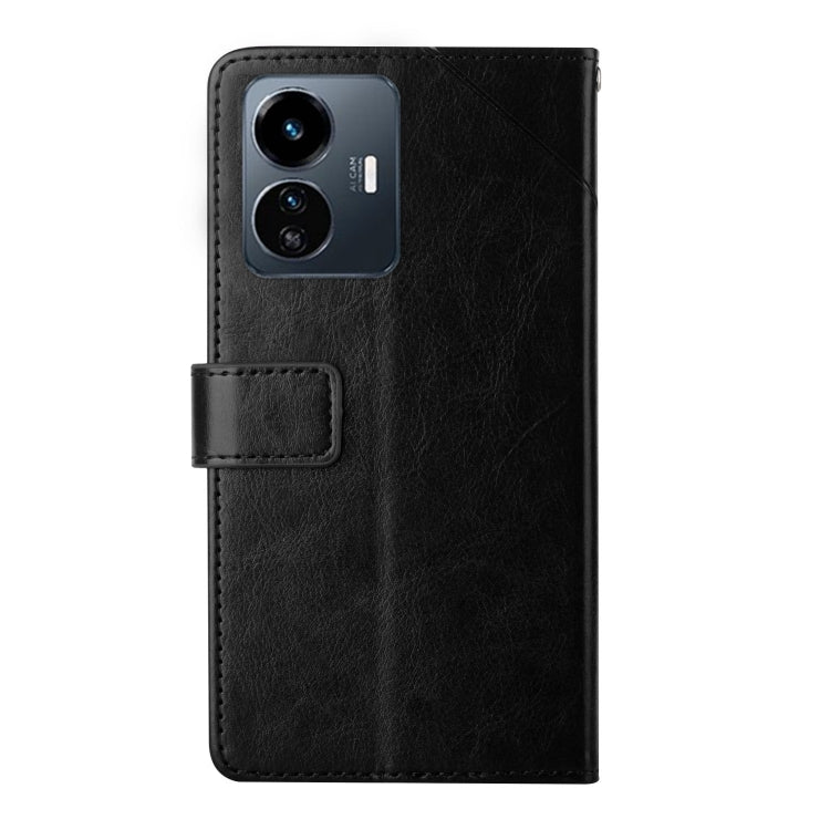 HT01 Y-shaped Pattern Flip Leather Phone Case