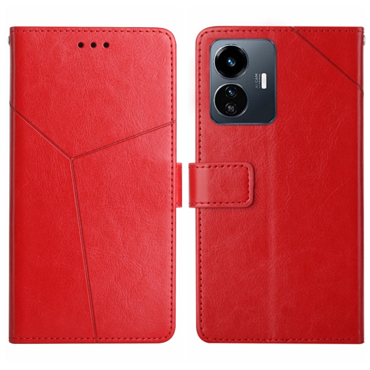 HT01 Y-shaped Pattern Flip Leather Phone Case