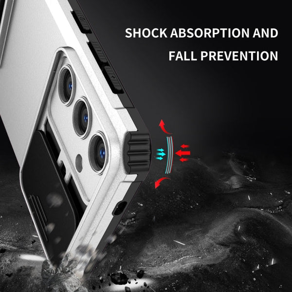 Stereoscopic Holder Sliding Camshield Phone Case