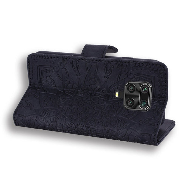 Embossed Sunflower Pattern Horizontal Flip PU Leather Case with Holder & Card Slots & Wallet & Lanyard, For Xiaomi Redmi Note 9 Pro Max, For Xiaomi Mi CC9 Pro / Mi Note 10 / Mi Note 10 Pro, For Huawei Mate 30 Pro