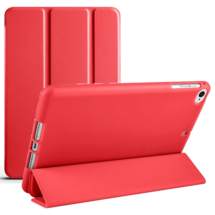 3-folding TPU Horizontal Flip Leather Tablet Case with Holder